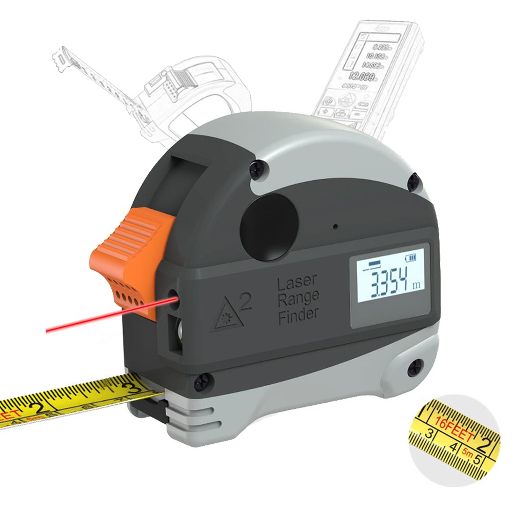 BOSMT Lazer Range Measuring Tape / أداة القياس الليزر