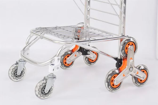 3 Wheels Shopping Basket/عربة التسوق