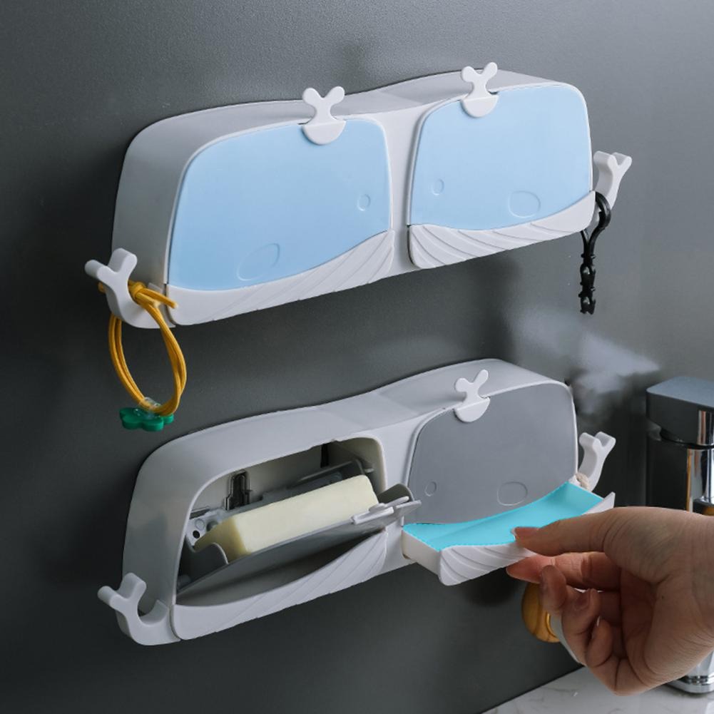 SOAP BOX WITH HANGERS /  علبة الصابون الجدارية مع علاقات