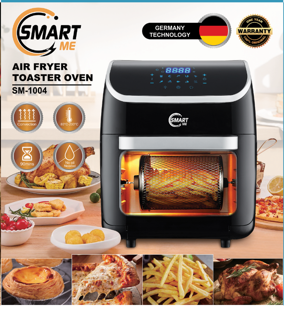Smart Me Air Fryer Toaster Oven / قلاية هوائية سمارت مي