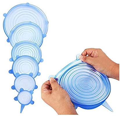 Silicone covers for dishes/اغطية الاطباق السيلكون