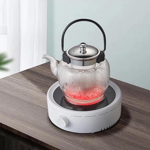 [NE-30708-P] Tea &amp; Coffee Glass-Pot / إبريق شاي وقهوة زجاجي