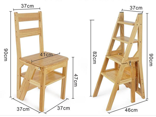 [BN2101-10] 2 in 1 Chair and Ladder / كرسي و سلم 2 في 1